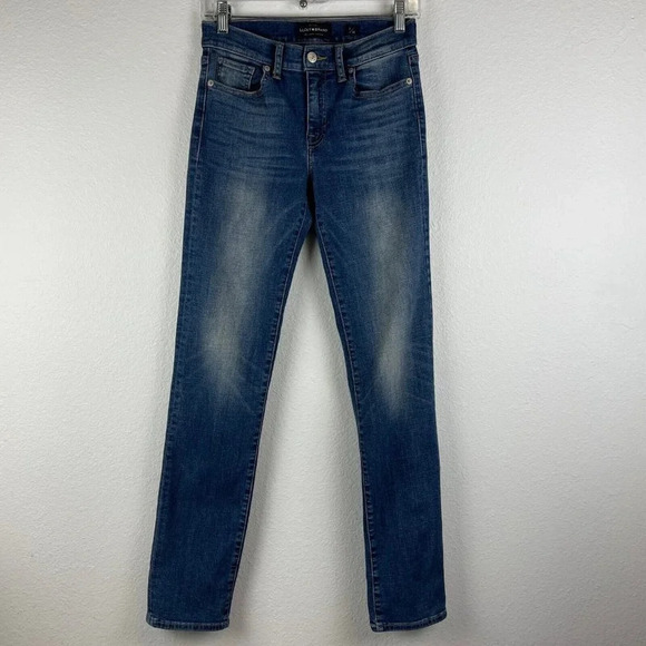 Lucky Brand Denim - Lucky Brand Jeans Women's Sz 2/26 Mid Rise Skinny Stretch Medium Wash Denim Blue